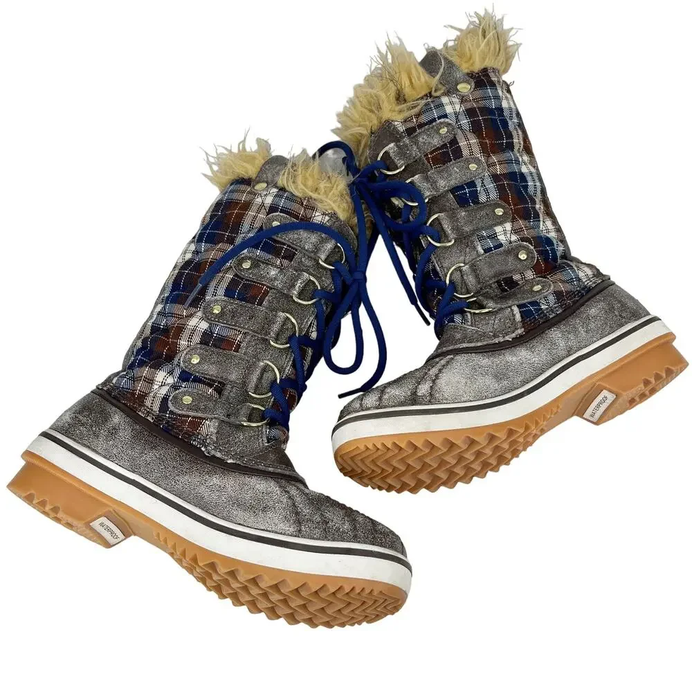 Sorel Tofino Plaid 5 Waterproof Insulated Winter Boots NL 1796-204